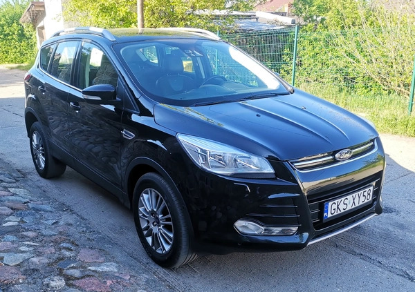 Ford Kuga cena 48400 przebieg: 134000, rok produkcji 2014 z Skarszewy małe 497
